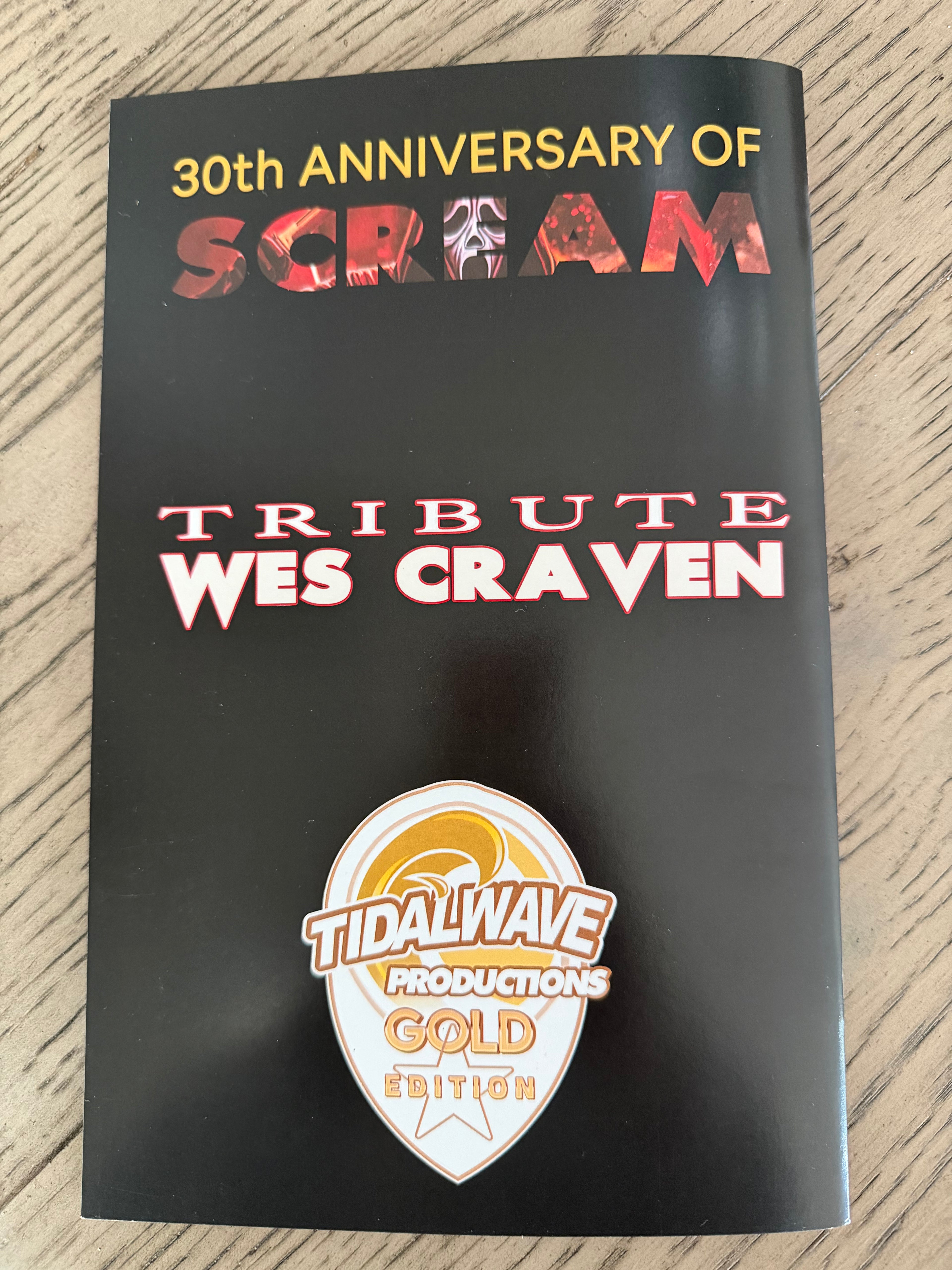 TRIBUTE: WES CRAVEN – 30th Anniversary of Scream GOLD EDITION  - 100 copies only