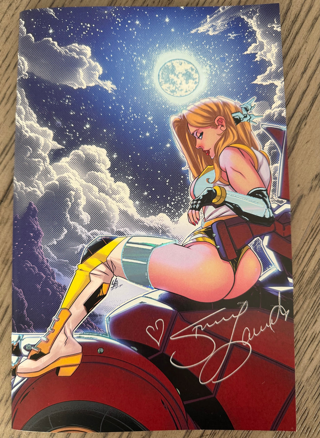 🚀 "Stormy Daniels: Space Force" #1  Ultimate Collector's Edition SIGNED BY STORMY 50 Print run Spot Varnish